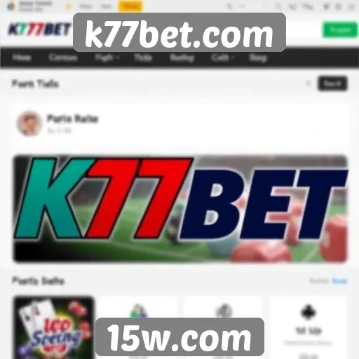 Segurança e confiabilidade do site k77bet.com